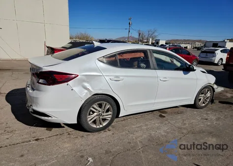 2019 Hyundai Elantra Sel z USA, uszkodzony, nr VIN 5NPD84LF0KH432708